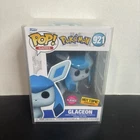 NEW Funko Pop! Pokemon Glaceon Flocked Hot Topic Exclusive #921 w/ Protector!