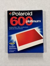 Polaroid 600 Platinum Instant Film 20 Photos Sealed NOS 01/01 EXPIRED