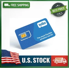 Tello Mobile, Bring Your Own Phone Kit, 3 in 1 US Prepaid SIM Card, Nation-Wide