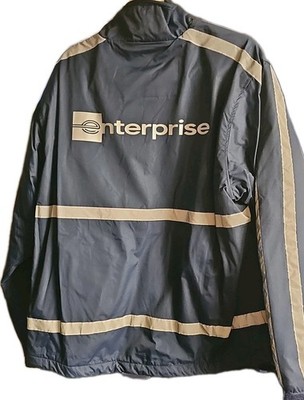 Enterprise Rent A Car water jacket fleece Lining Sz Med