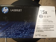 HP 15X Black Toner Cartridge For LaserJet 1200, 1220, 3300, 3380 - New Old Stock