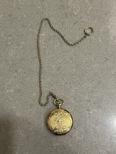 Vintage Colibri Skeletonized 17-Jewel Pocket Watch, Swiss, Works