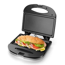 Deep Fill Toastie Maker, Sandwich Toaster with Non-Stick Flat Plates,