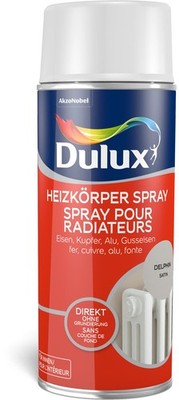 Dulux 5280711 Fresh up Farbe Spray Satin Delphin Grau 400 ml Heizkörperfarbe Spr