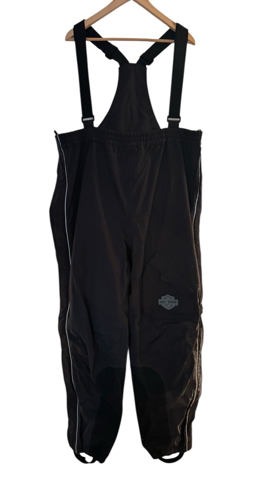 Harley Davidson Gore-Tex Rain Waterproof Pants Removable Bib Overalls Men's 3XL