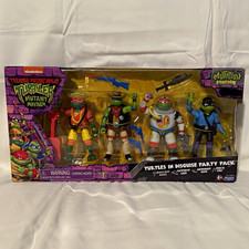 Playmates Toys TMNT Mutant Mayhem Turtles in Disguise Party Pack 4 Figures