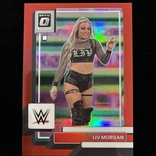 2023 Chronicles WWE Liv Morgan Donruss Optic Red Prizm 001/199 #352