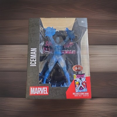McFarlane Marvel 1:10 Red Platinum Marvel Tales Iceman Collection Figure Statue 