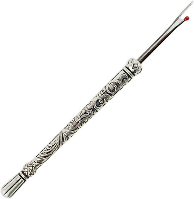 Metal Seam Ripper with Classical Engraved Pattern - Ergonomic Non-Slip Handle Se