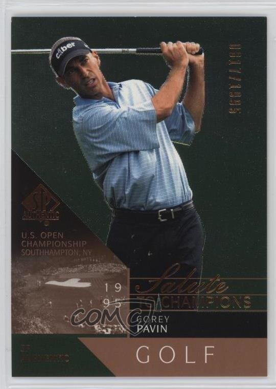 2003 SP Authentic Salute to Champions /1995 Corey Pavin #89 0b3