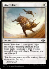Steer Clear Non-Foil Outlaws of Thunder Junction 31 NM MTG