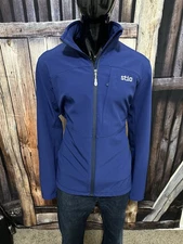 Men’s Stio Royal Blue Full Zip Moon Dust Vescent Softshell Jacket XL Mint!