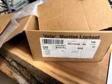 Yale Mortise Latch Set Ottone Lucido