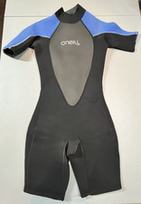 ONeill Womens Reactor 2mm Shorty Wetsuit Womens Size 8 Neoprene Surf
