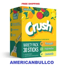 Crush 30 Count Variety Pack (Pineapple, Watermelon, Lemonade)