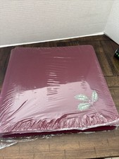Creative Memories 12X12 Album Holiday Burgundy Holly Berry Scrapbook Coverset