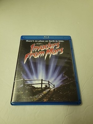 Invaders From Mars Blu-ray (1986) Tobe Hooper 80 s Movie Remake - Scream Factory