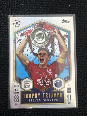 Topps UEFA Champions League Steven Gerrard Trophy Triumph