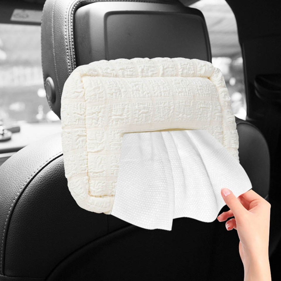 Creative Car Sun Visor Tissue Box with For Seat Belt Shoulder Protect ...