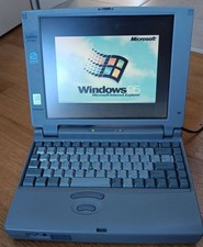 Toshiba Satellite 210CS Laptop 1.3 GB HDD 32 MB RAM Windows 95 Retro Notebook 