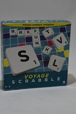 Scrabble Voyage plateau compact antiglisse edition mattel games jeu de société j