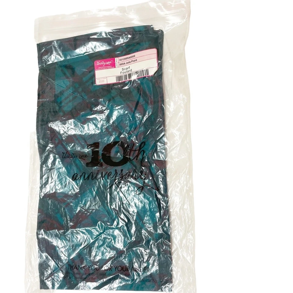 Thirty One Lot of Accessories: 2 bag straps, 1 Rosette, 1 scarf, 1 ornament NWT - Image 2 of 4