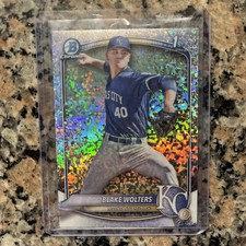 2025 Bowman Chrome Blake Wolters 1st Bowman Mini-Diamond Refractor #BCP-76