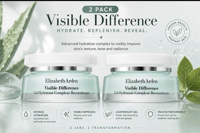 2 Pack Elizabeth Arden Visible Difference Replenishing HydraGel Complex 2.6 ozX2