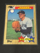 1987 Topps - All-Star Roger Clemens #614 American Eagle Red Sox Card
