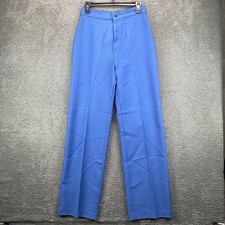 Levi Strauss  Co. Women's Blue Dress Pants Wide Leg Trousers Size 14 Vintage