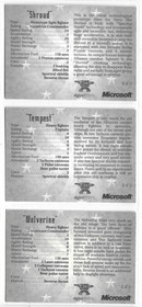 STARLANCER TRADING CARD SET DREAMCAST SPACE FLIGHT SIMULATOR SEGA MICROSOFT 2000