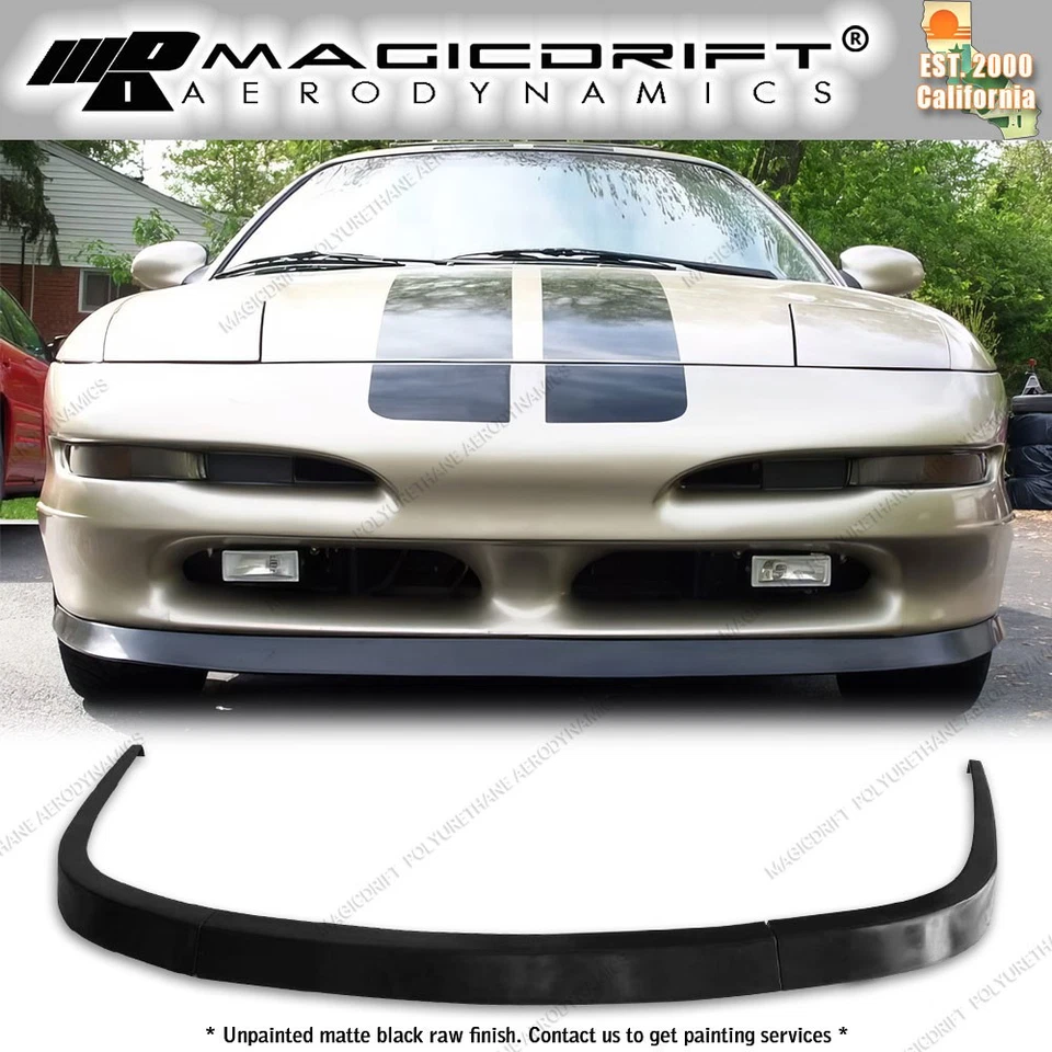 For 1993-1997 Ford Probe GT SE Front Bumper Lip Chin Spoiler Urethane 3PC Foto 2 de 4