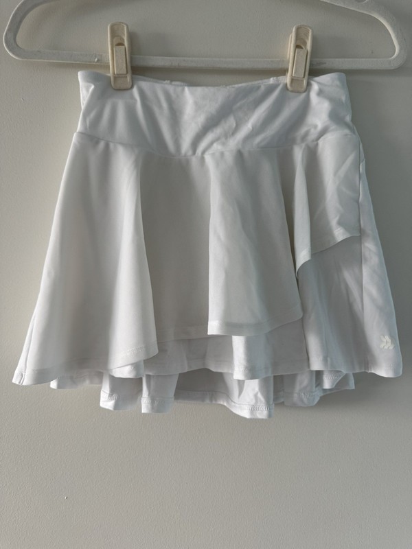 Target All In Motion girls athletic tennis skirt skort white size L Large 10/12