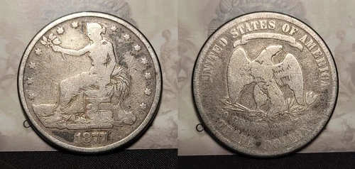 1877 P Silver Trade Dollar $1