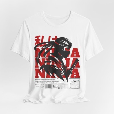Ninja Dream Chaser Tee   Unisex Graphic Shirt for Ambition and Motivation