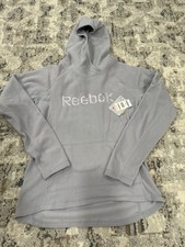 NWT Reebok Hoodie Women's M Polyester Slim Fit Hoodie Lightweight