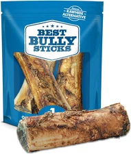 Best Bully Sticks Marrow Bones - 3 Count (Pack of 1) - USA Packed, Healthy Snack