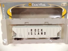 Exact Rail Ho PS-4427 Grain Hopper, Rock Island 13508