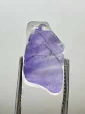 Vtg Estate Colored Sea Glass DAVENPORT BOTTOM 2.6g Small JQ Purple And Clear