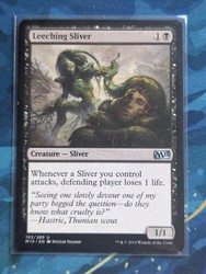 Leeching Sliver - M15 - Magic the Gathering