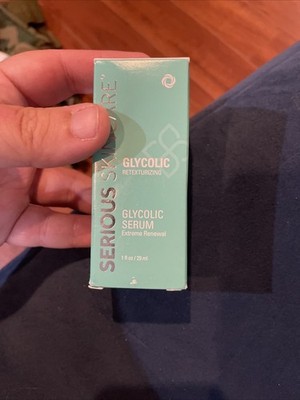 SERIOUS SKIN CARE GLYCOLIC EXTREME RENEWAL SERUM - ORIGINAL (NWB/1oz/Sealed)