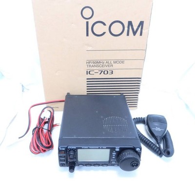 ICOM IC-703 HF All Mode Transceiver 30kHz-60MHz UT-106 Tested
