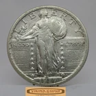 1917-D Variety 2 Standing Liberty Silver Quarter - #C58743NQ