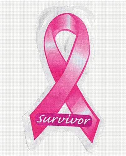 1 Pink Ribbon "Survivor" Pin   (Free Shipping with 6 purchases) - Picture 1 of 1