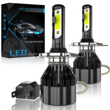 LED Headlight Kit H4 HB2 9003 6000K Hi/Low Bulbs for HONDA CIVIC 1992-2002 2003