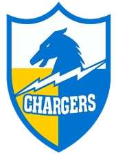 Los Angeles Chargers sticker logo NFL weatherproof bumper vinyl decal
