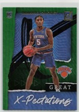 IMMANUEL QUICKLEY 2020-21 Donruss Great X-Pectations #25 Rookie RC Green Flood