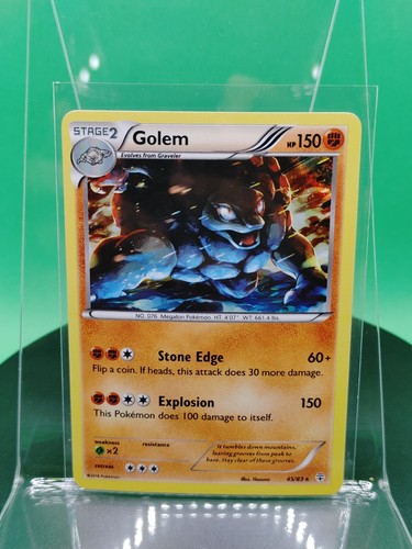 Golem 45/83 Generations Holo Rare 2016 English Pokemon Card TCG