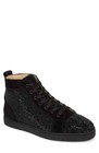100% AUTHENTIC NEW MEN CHRISTIAN LOUBOUTIN STRASS HIGH TOP SNEAKERS EU 41/US 8 — photo 1