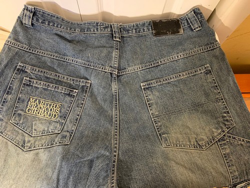 Vtg Marithe Francois Girbaud Blue Baggy 